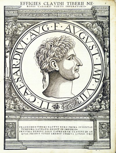 Tiberius Nero, Illustration aus 